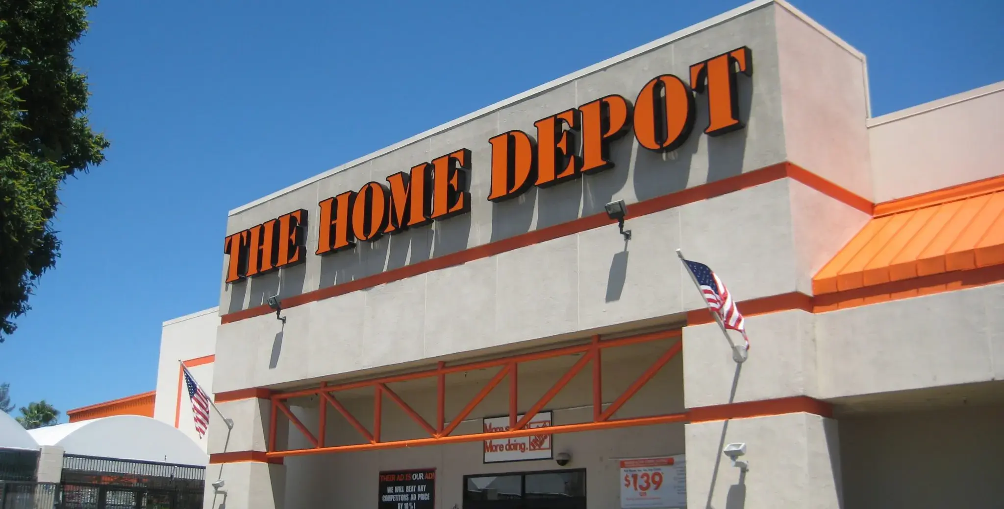 outdoor dimensional storefront sign panel